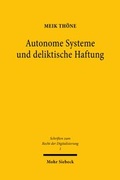 Bild: Autonome Systeme und deliktische Haftung - Mohr Siebeck