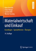 Cover: Materialwirtschaft und Einkauf - Springer Gabler