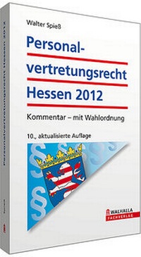 Abbildung von: Personalvertretungsrecht Hessen 2012 - Walhalla