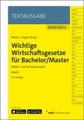 Cover: Wichtige Wirtschaftsgesetze f&uuml;r Bachelor/Master, Band 2 - NWB