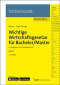 Cover: Wichtige Wirtschaftsgesetze f&uuml;r Bachelor/Master Band 3 - NWB