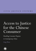 Cover: Access to Justice for the Chinese Consumer - Nomos