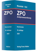 Abbildung von: Zivilprozessordnung: ZPO - Vahlen