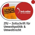 Abbildung von: beck-online. ZfU Zeitschrift für Umweltpolitik & Umweltrecht - C.H.BECK