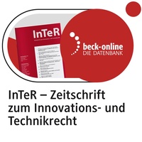 Abbildung von: beck-online. InTeR Innovations- und Technikrecht - C.H.BECK