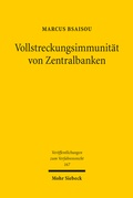 Abbildung von: Vollstreckungsimmunität von Zentralbanken - Mohr Siebeck