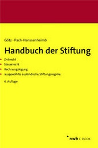 Abbildung von: Handbuch der Stiftung - NWB