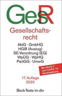 Abbildung von: Gesellschaftsrecht: GesR - dtv