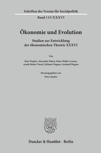 Abbildung von: Ökonomie und Evolution - Duncker & Humblot