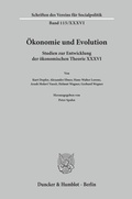Bild: &Ouml;konomie und Evolution - Duncker & Humblot