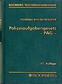 Cover: Polizeiaufgabengesetz - PAG - Boorberg