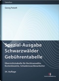 Bild: Spezial-Ausgabe Schwarzw&auml;lder Geb&uuml;hrentabelle - Deutscher Anwaltverlag