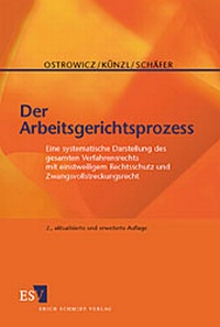Enlarge image Cover: Der Arbeitsgerichtsprozess - Erich Schmidt Verlag