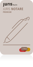 Abbildung von: juris Notare Premium - Juris