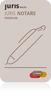 Bild: juris Notare Premium - Juris