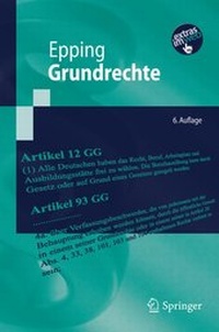 Abbildung von: Grundrechte - Springer