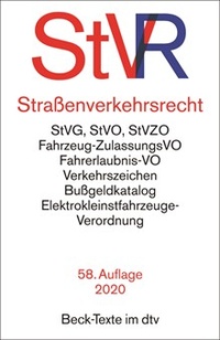 Abbildung von: Straßenverkehrsrecht: StVR - dtv