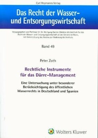 Abbildung von: Rechtliche Instrumente für das Dürre-Management - Carl Heymanns Verlag