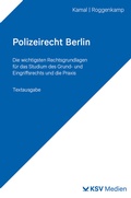 Abbildung von: Polizeirecht Berlin - Kommunal- und Schul-Verlag