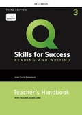 Cover: Q: Skills for Success: Level 3: Reading and Writing Teacher's Handbook with Teacher's Access Card - Oxford University Press