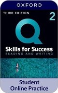 Cover: Q Skills for Success Level 2 Reading and Writing iQ Online Practice - Oxford University Press