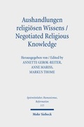 Abbildung von: Aushandlungen religioesen Wissens - Negotiated Religious Knowledge - Mohr Siebeck