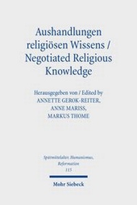 Abbildung von: Aushandlungen religioesen Wissens - Negotiated Religious Knowledge - Mohr Siebeck