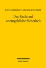 Cover: Das Recht auf unentgeltliche Sicherheit - Mohr Siebeck