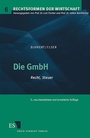 Cover: Die GmbH - Erich Schmidt Verlag