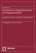 Cover: Demokratie als Organisationsform der B&uuml;rgergesellschaft - Nomos