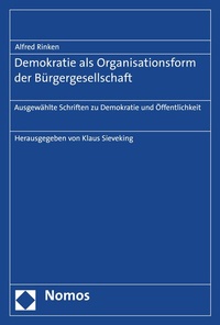 Abbildung von: Demokratie als Organisationsform der Bürgergesellschaft - Nomos