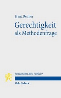 Abbildung von: Gerechtigkeit als Methodenfrage - Mohr Siebeck