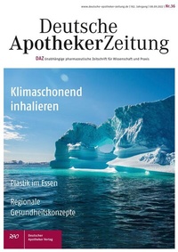 Abbildung von: Deutsche Apotheker Zeitung (DAZ) - Deutscher Apotheker Verlag