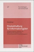 Cover: Produkthaftung f&uuml;r Informationsg&uuml;ter - Otto Schmidt Verlag