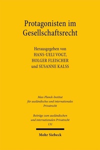 Abbildung von: Protagonisten im Gesellschaftsrecht - Mohr Siebeck