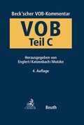 Cover: Beck'scher VOB-Kommentar: VOB Teil C - DIN Media