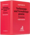 Cover: Verfassungs- und Verwaltungsgesetze. Erg&auml;nzungsband - Grundwerk ohne Fortsetzungsbezug - C.H.BECK