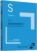 Cover: Skript Sachenrecht 1 - Alpmann Schmidt