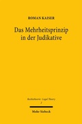 Cover: Das Mehrheitsprinzip in der Judikative - Mohr Siebeck