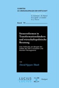 Cover: Steuerreformen in Transformationsl&auml;ndern und wirtschaftspolitische Beratung - De Gruyter Oldenbourg
