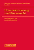 Cover: Umstrukturierung im Steuerrecht - Otto Schmidt Verlag