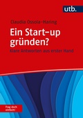 Cover: Ein Start-up gr&uuml;nden?  - UTB