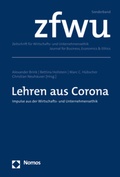 Cover: Lehren aus Corona - Nomos