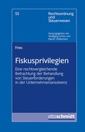 Cover: Fiskusprivilegien - Otto Schmidt Verlag