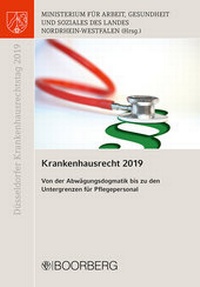Abbildung von: Krankenhausrecht 2019 - Boorberg