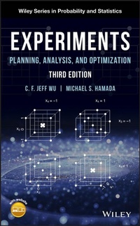 Enlarge image Cover: Experiments: Planning, Analysis, and Optimization - Wiley-Blackwell
