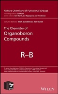 Cover: The Chemistry of Organoboron Compounds - Wiley-Blackwell