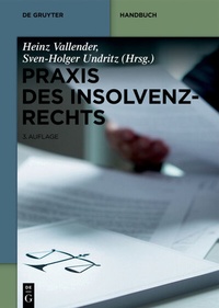 Abbildung von: Praxis des Insolvenzrechts - De Gruyter
