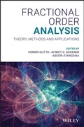 Cover: Fractional Order Analysis: Theory, Methods and Applications - Wiley-Blackwell