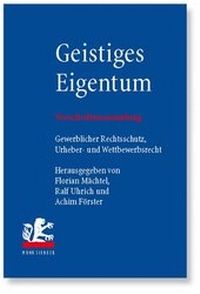 Abbildung von: Geistiges Eigentum - Mohr Siebeck